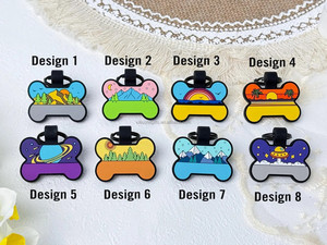 Vente en gros de médailles d'identification pour animaux de compagnie en silicone, étanches, anti-perte, avec logo personnalisé gravé, pour chiens, design tendance, avec <span class=keywords><strong>code</strong></span> QR inclus - Product Image 5