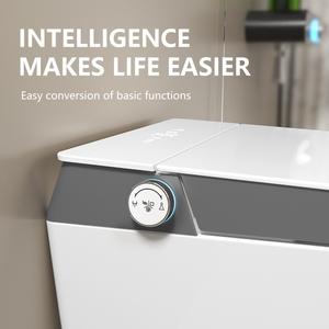 WC intelligent MWD personnalisé avec bidet intégré, induction, abattant automatique, réservoir d'<span class=keywords><strong>eau</strong></span> intégré, WC électrique pour petits espaces, toilettes intelligentes pour salle <span class=keywords><strong>de</strong></span> bain - Product Image 6