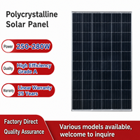 Panneau solaire 250W/275W, module photovoltaïque laminé, panneau de charge avec pompe à eau 280W, modèle SRF-250-275W, Chine