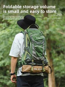 น้ำหนักเบา 360 °   เก้าอี้พักผ่อนกลางแจ้งแบบหมุนได้ ทำจากอลูมิเนียมอัลลอย พกพาสะดวก เหมาะสำหรับสวน ตกปลา ตั้งแคมป์ ปิกนิก - Product Image 4