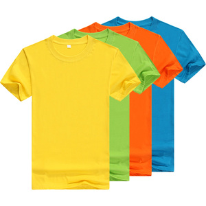 Cetak Kaos Kustom Berkualitas Tinggi, Kaos Polos Katun Poliester, Desain Kaos Polos untuk Sublimasi, Kaos Pria Polos untuk Dijual - Product Image 1