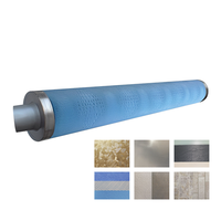 Rouleau de gaufrage en plastique personnalisé pour le traitement de la texture des surfaces en film coulé, PP, PET, cuir et textile