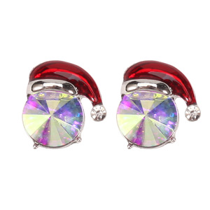 Pendientes de Cristal con Diseño de Dibujos Animados, Tema Navideño, Cuarzo Arcoíris, Bisel, Joyería para Fiestas, Unisex, Diseño Bonito 2023 - Product Image 6