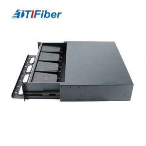 Tiroir coulissant ODF 2U 19 pouces pour panneau de brassage fibre optique MPO MTP 192 cœurs à accès frontal complet pour colocation et connexion croisée - Product Image 2