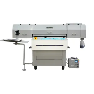 UV Printer 6090 Voor Uv Dtf Film Op Ovale Doos Canvas Afdrukken Hybride Uv Printer Flatbed Printer