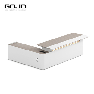 Hiện Đại Sang Trọng L-Hình Dạng Bàn Điều Hành Cho Ông Chủ Văn Phòng Giám Đốc Bảng Thường Xuyên Kích Thước Làm Gỗ MDF Phong Cách Văn Phòng Điều Hành - Product Image 4