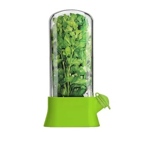 M Refrigerador Crisper Saver Pod Container Botella de conservación de verduras Mantenga hierbas/Cilantro/menta/perejil/espárragos verde fresco - Product Image 5