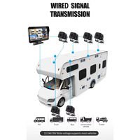 Caméra d'aide à l'inversion de voiture de 11 pouces avec moniteur 1080P moniteur de voiture système de caméra de moniteur étanche à la poussière
