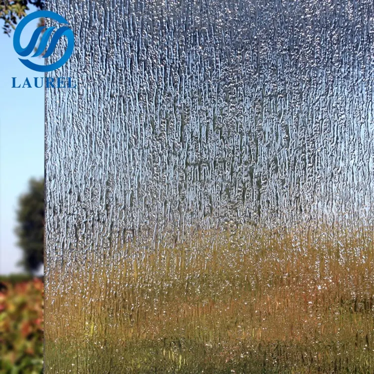 Factory price building glass 6mm 4mm clear textured glass sheets