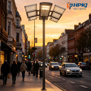 Lampadaire solaire LED Hepu All One IP65 en aluminium pour usage routier, certifié CCC RoHS, garantie 5 ans - Product Image 6