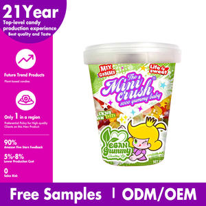 MiniCrush Großpackung Saure Gummiwürmer Süße Fruchtige Bonbons Koscher Halal Vegan Verpackt in Schachteln - Product Image 5