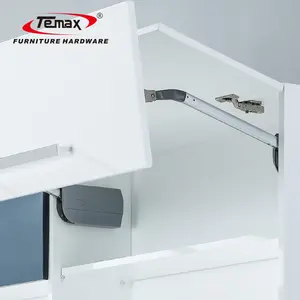 Temax Easy Installation Soft-Closing Lift Support Cabinet Doors Kitchen Home Living Room Furniture Lift Cabinet Support