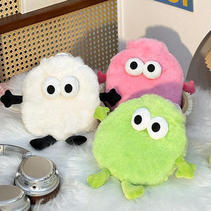 Boule de <span class=keywords><strong>charbon</strong></span> mignonne en flanelle, petite bouillotte d'hiver en PVC et chauffe-<span class=keywords><strong>ventre</strong></span> en peluche, mini chauffe-mains d'hiver - Product Image 1