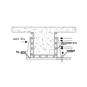 Pince de fixation moderne réglable en acier/<span class=keywords><strong>fer</strong></span> haute résistance, réutilisable <span class=keywords><strong>pour</strong></span> coffrage en béton, construction de bâtiments, marque Zeemo 1 - Product Image 1