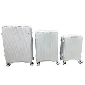 Белый цвет чемодан PP пластиковые сумки для багажа дорожные сумки для тележки багажная сумка