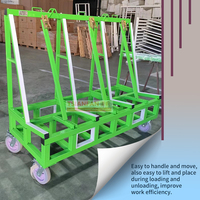 Einfache Bewegung Einfache Verwendung Lagerung Granit rahmen Transport Display Rack Trolley Mobile