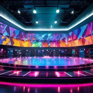 Korean Idol Stage Performance Led Display Wall Screen Hd High Brush Seamless Splicing P3.91 250*250 Led Sreen Display