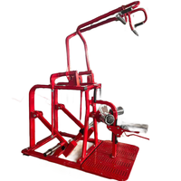 Machine de musculation commerciale à poulie latérale - Équipement de musculation de la nuque et du dos amélioré, sécurisé pour la poitrine et les jambes, idéal pour la salle de sport