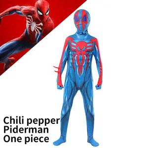 Costumes d'Halloween Super-Héros Zentai Cosplay Costume Miguel O'hara Spider man 2099 Costume Garçons Hommes