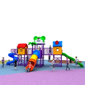 Stainless Steel Swing And Slide Set Play Slide Outdoor Kids Plastic Playground Slide For Kids