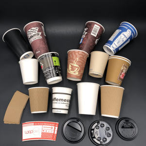 Gobelet en papier jetable biodégradable et compostable, revêtu de PLA, pour les plats à emporter de <span class=keywords><strong>McDonald</strong></span>'s, gobelet à café en papier avec couvercle - Product Image 3