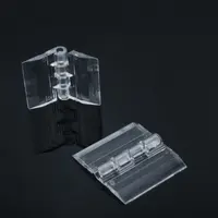 Las bisagras de acrílico claro acrílico Mini bisagra plegable de plástico transparente bisagra