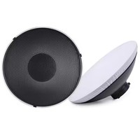 ReFutuna 42cm Beauty Dish Bowens Mount Grid Sliver-black Diffuser Aluminum Standard Reflector Flash Speedlite Photography Strobe
