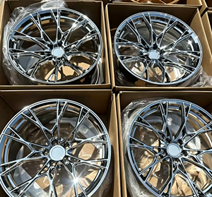 Jantes forgées triple chrome concaves pour voitures de course BMW M2 F80 F90 M3 G20 G30 G80 M8 Audi RS6 - Product Image 3