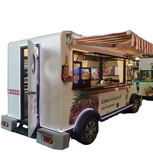 Camion de nourriture de rue avec scooter électrique, friteuse électrique, conduite électrique, camion de restauration rapide mobile avec cuisine complète - Product Image 1