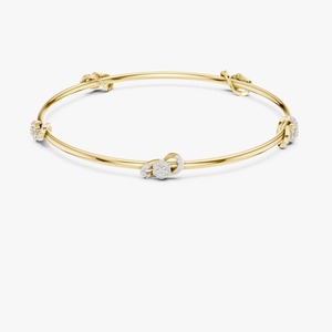 Pulsera de tenis de diamantes hecha a mano de la mejor calidad con acabado de alto brillo para mujer, colección de joyería de lujo, proveedor mayorista - Product Image 2