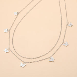 Tassel borboleta pingente dupla camada cintura cadeia <span class=keywords><strong>sexy</strong></span> rua fotografia único círculo Metal corpo cadeia das mulheres - Product Image 6