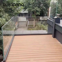 Promotion : Profilé en U en aluminium pour garde-corps en verre, design moderne, pour balcon, terrasse, escalier et villa – Résistant à l'eau, couleur personnalisable