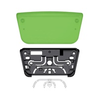 EXtremeRate Touchpad de remplacement transparent vert personnalisé DIY pour manette PS5 BDM-010/020/030/040/050