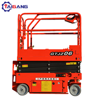 Batteriebetriebener ISO-zertifizierter Tragbarer Mini-Lift mit Rädern 16m Max. Plattformhöhe 100kg Tragfähigkeit für Materialhandhabung und Beladung