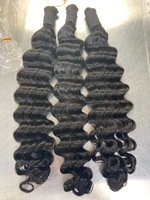 Vente en gros Extensions de cheveux indiens bruts non transformés, Tresse naturelle de vague de corps, Faisceaux de cheveux humains vierges rebondissants