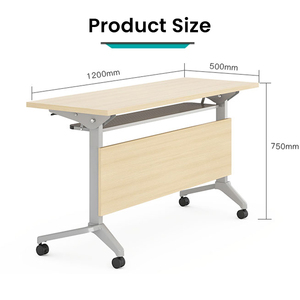 Meubles de bureau, poste de travail, table de formation pliable, table de salle de réunion, grande et petite table pliante à plateau rabattable - Product Image 2