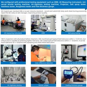 Servicios de Mecanizado CNC Personalizados, Piezas de Aluminio Anodizado y Acero Inoxidable, Torneado de 5 Ejes, Piezas de Metal y Plástico de Precisión - Product Image 5