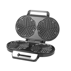 Personalized mini 3 in 1 electric waffle maker machine egg sandwich hot dog cone waffle makers