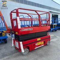 Kleine Mobile Hubarbeitsbühne Selbstfahrende Arbeitsbühne Elektrische Hydraulische Scherenhebebühne