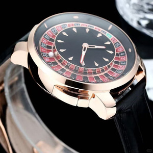 Nouvelle montre en or rose 2025, diamètre 44 mm, hauteur 16,3 mm, montre mécanique à tourbillon volant, montre de luxe haut de gamme pour homme - Product Image 4