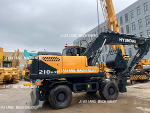 Hyundai 210w-9 original, excavadora usada, 21ton, Hyundai 210w-9, excavadora de ruedas usada para la construcción - Product Image 6