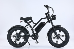 ZUKKA Bicicleta Eléctrica para Adultos, Motor de Tracción Trasera 500W, 20 "Fat Tire Dirt Bike, Bicicleta Todo Terreno para Nieve, Arena, Carretera - Product Image 2