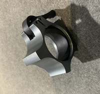 Pinces de poids antidérapantes de nouvelle conception, colliers de pinces d'haltères en Aluminium de compétition d'haltérophilie Standard