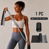 Juego de Bandas de Resistencia de TPE de Doble Color, 5 Piezas, 20LB 25LB 30LB, Bandas de Tonificación para Pilates, Yoga y Estiramiento para Mujeres, Gimnasio en Casa