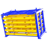 Industrielles Stahlblech-Schubladenregal Gabelstapler-Ladefähige Hochleistungs-Antirost-Lagerlösung für Acryl- und Kunststoffplatten