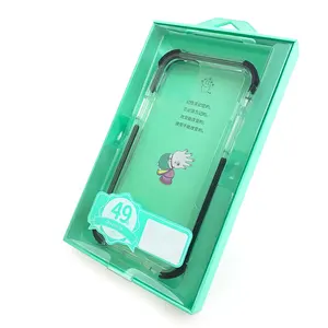 Handy hülle Verpackung Hersteller Custom Clear Blister Card Plastik boxen mit Druck-Logo