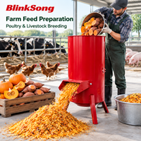 Déchiqueteuse Électrique Industrielle et Commerciale de Légumes 800kg/h, Machine à Trancher à Grande Vitesse pour la Transformation des Aliments de Ferme (Pommes de Terre, Citrouilles)