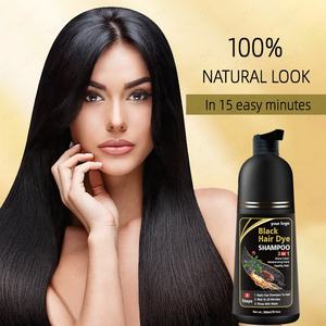 <span class=keywords><strong>Champú</strong></span> Tinte Natural para el Cabello Negro con Ingredientes Herbales, Sin Amoníaco, para Cabello Gris, para Mujeres y Hombres - Product Image 3