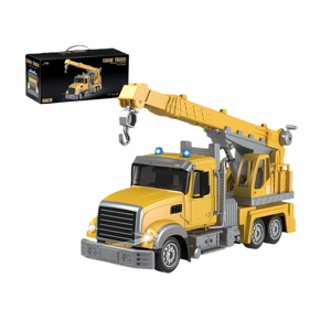 Excavatrice RC à l'échelle 1:24 en alliage robuste avec pneus tout-terrain, éclairage réaliste, prête à l'emploi - Product Image 1
