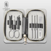 Longhui Offre Spéciale – Kit de Manucure et Coupe-Ongles Haut de Gamme Allemand avec Cure-Oreilles – Outils Spéciaux pour Hommes et Femmes – Coffret Cadeau de Luxe
